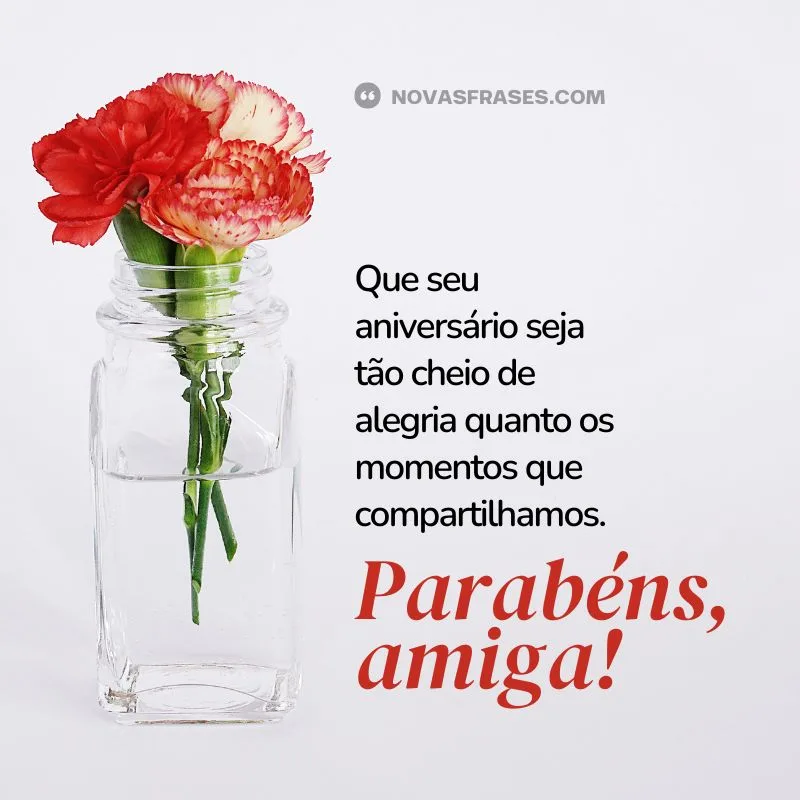 frases feliz aniversário amiga