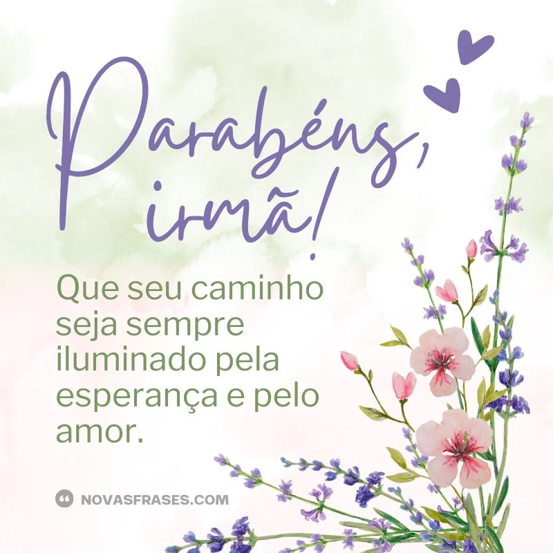 frases feliz aniversário irmã