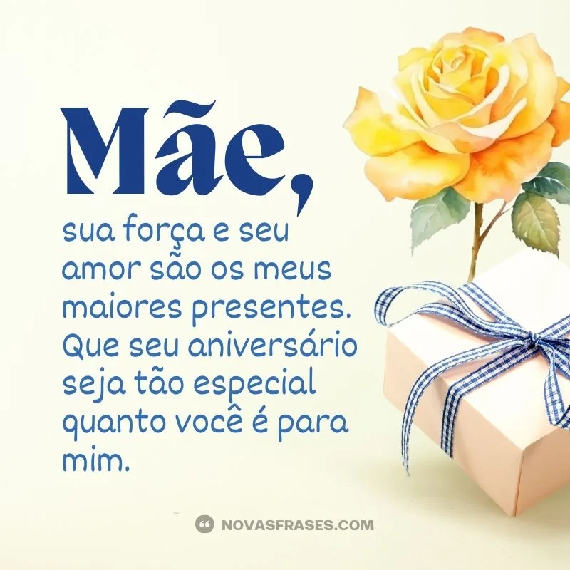 frases feliz aniversário mãe