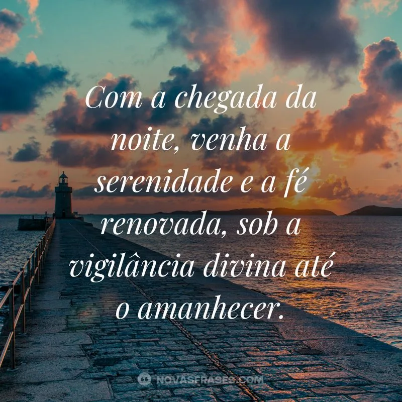 mensagem boa noite abençoada