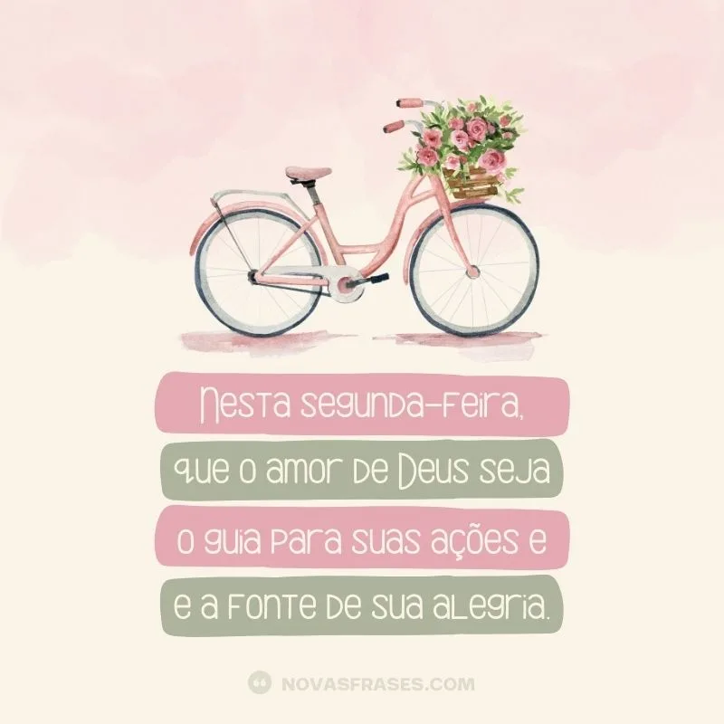 mensagem de bom dia segunda-feira abençoada