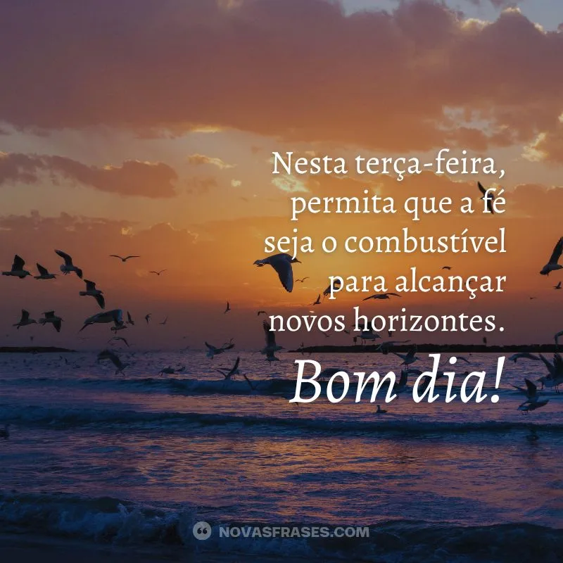 mensagem de bom dia terça feira abençoada