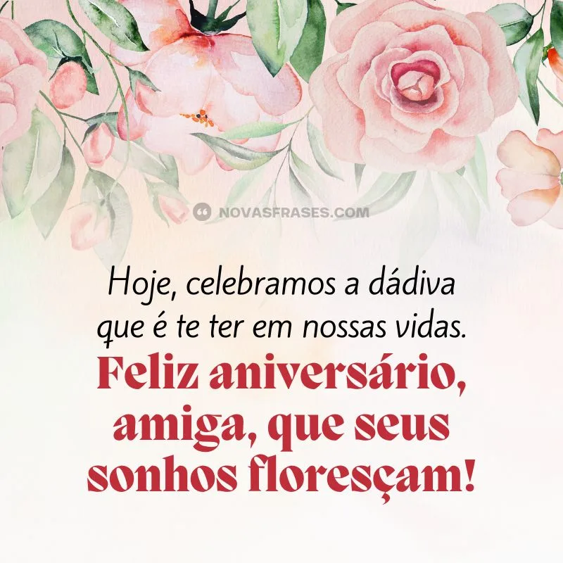 mensagem de feliz aniversário amigas