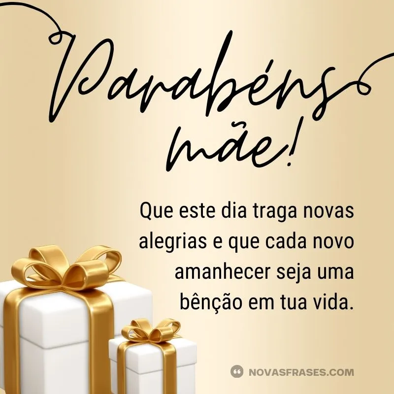 mensagem de feliz aniversário para mãe