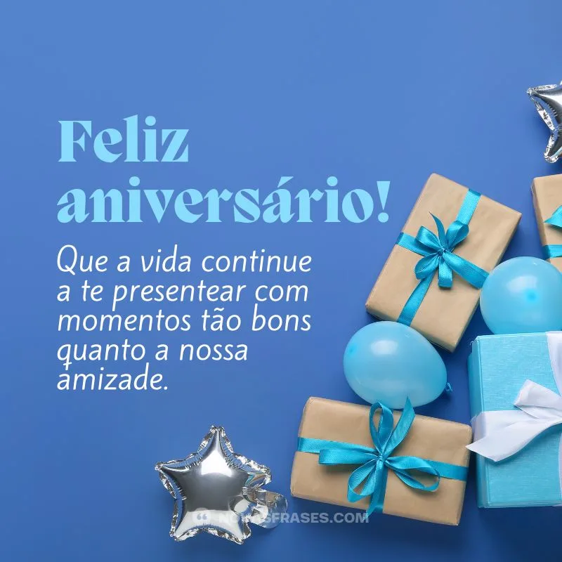 mensagem feliz aniversário amigo