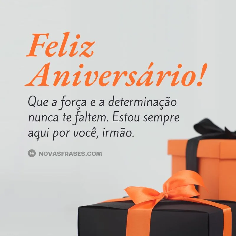 mensagem feliz aniversário irmão