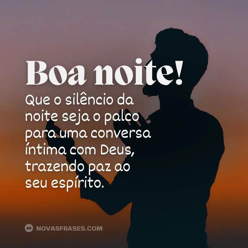 mensagens boa noite abençoada