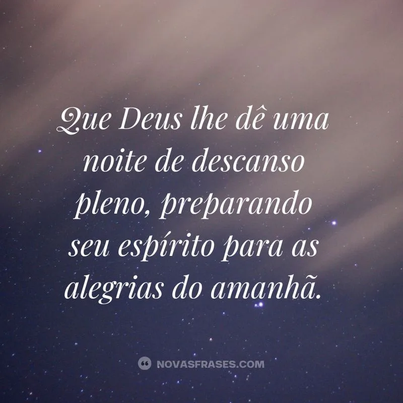 mensagens de boa noite com a paz de deus