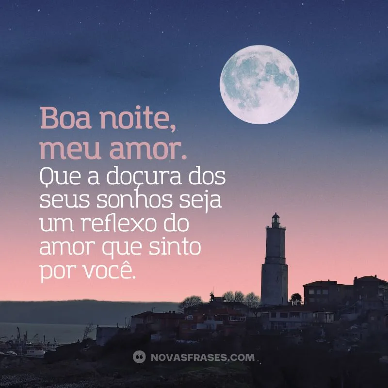 mensagens de boa noite meu amor