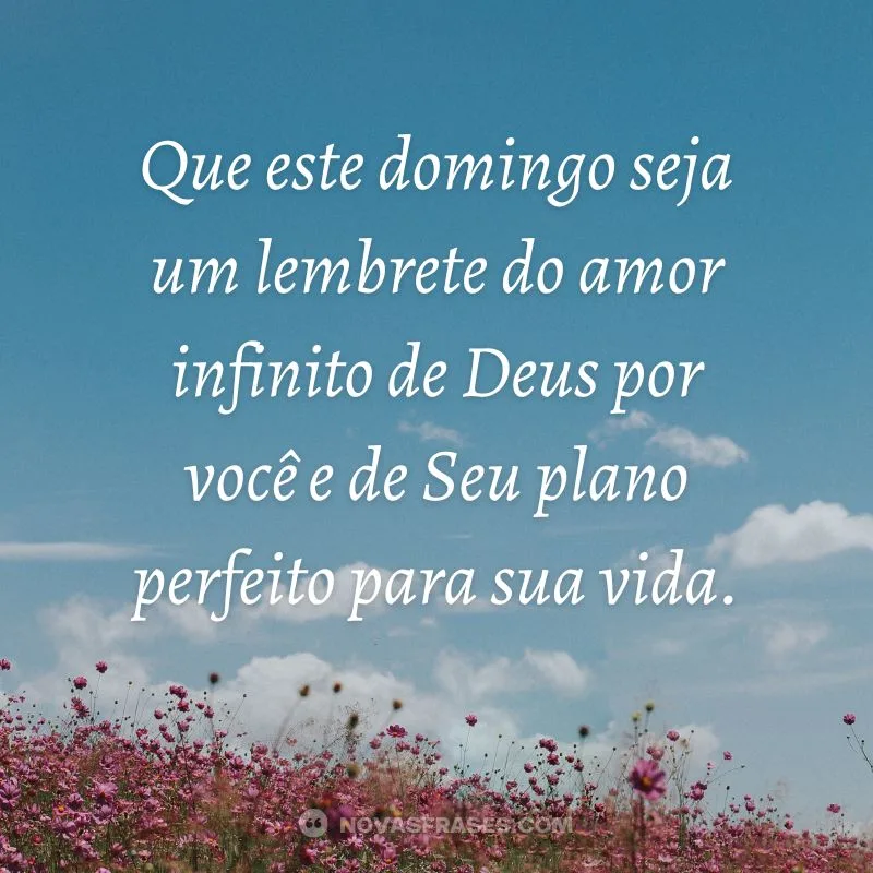 mensagens de bom dia domingo abençoado