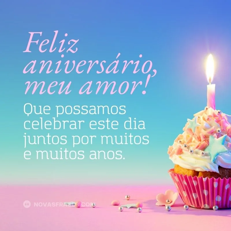 mensagens de feliz aniversário para meu amor