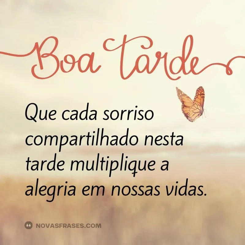 mensagens e frases de boa tarde