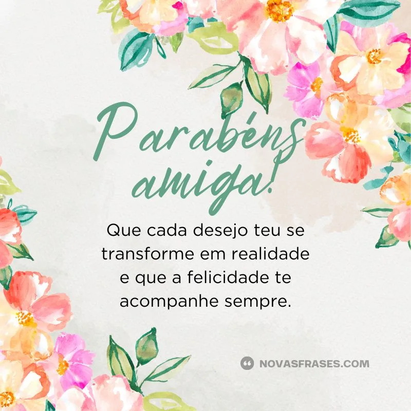 mensagens feliz aniversário amiga