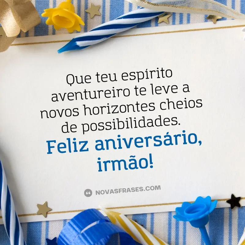 mensagens feliz aniversário para irmão