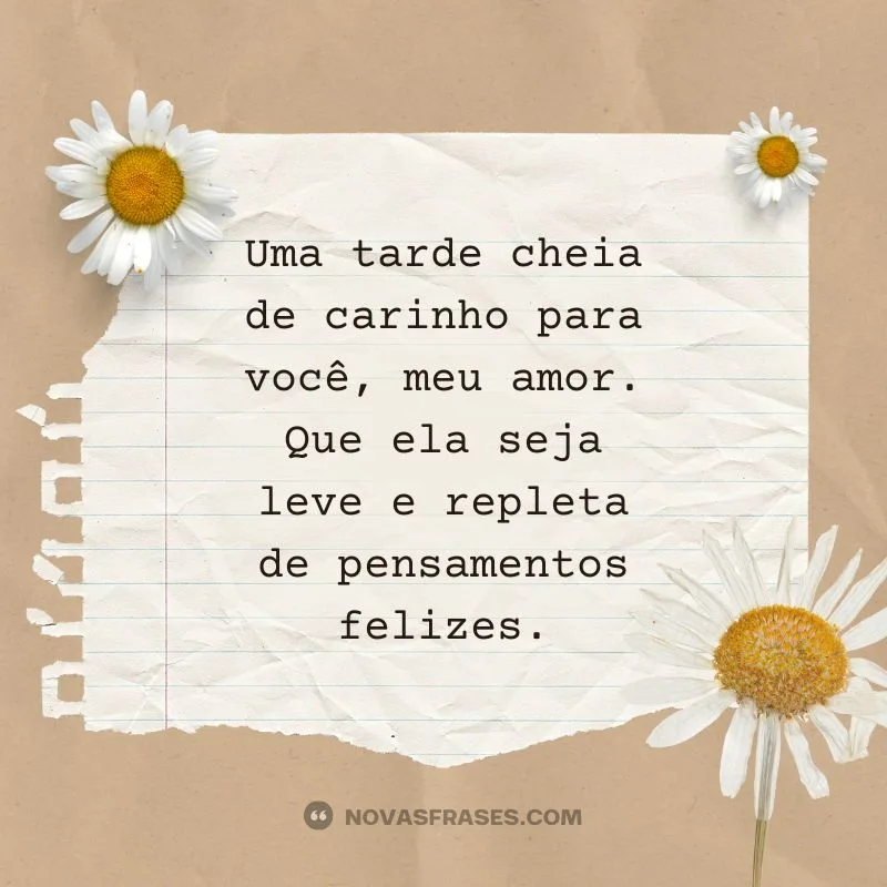 meu amor boa tarde