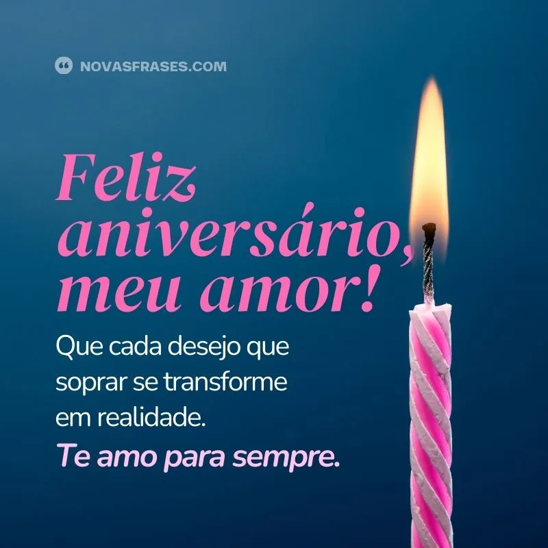 meu amor tenha um feliz aniversário
