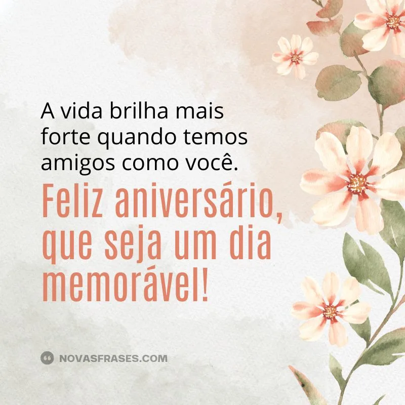 minha amiga feliz aniversário