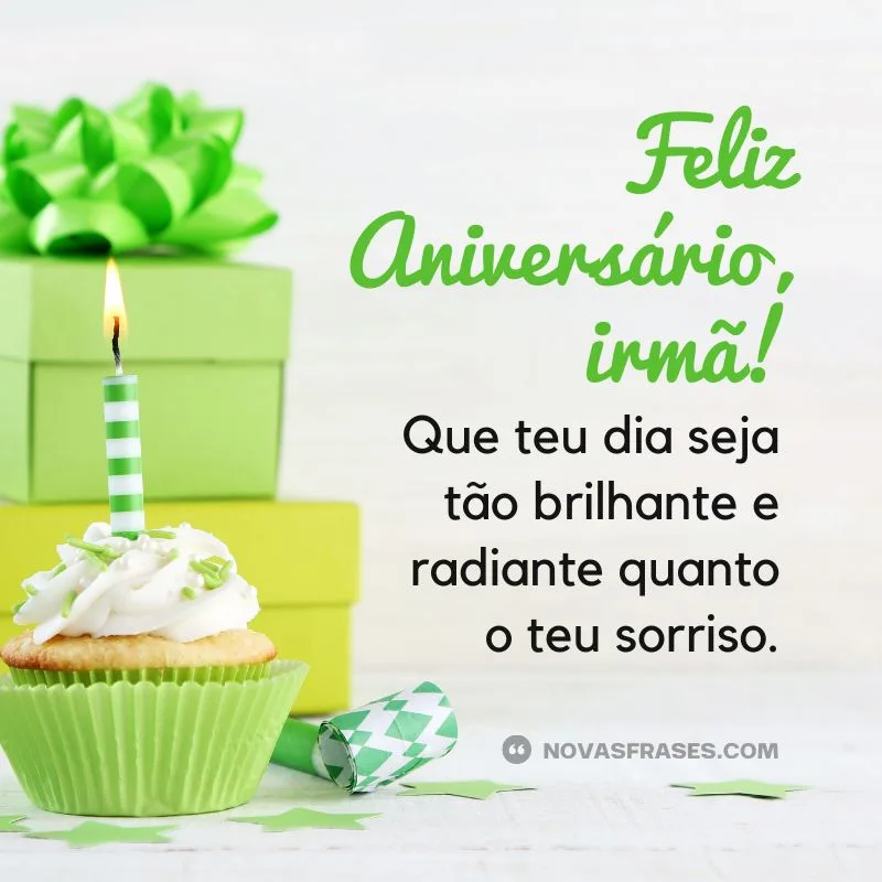 minha irmã feliz aniversário