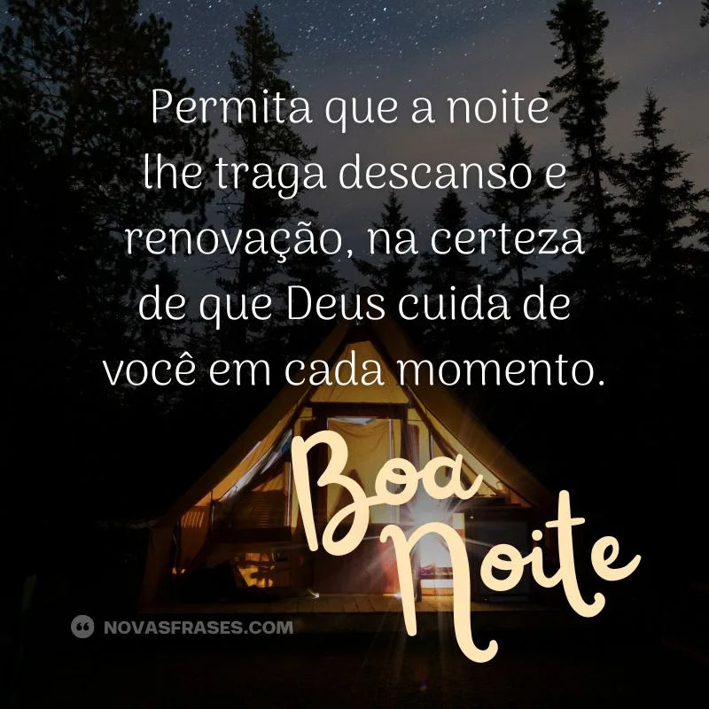 msg boa noite abençoada