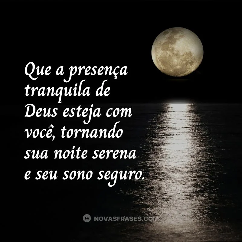 msg de boa noite com deus