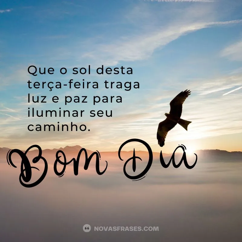 msg de bom dia terça-feira abençoada