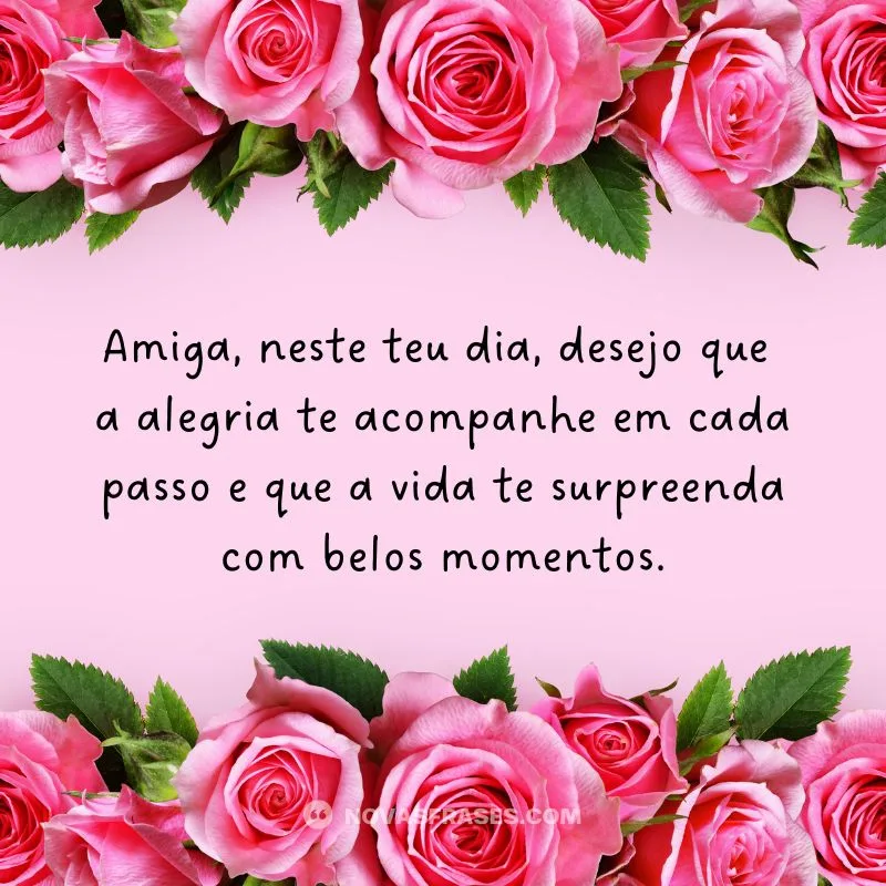 msgs feliz aniversário para amiga