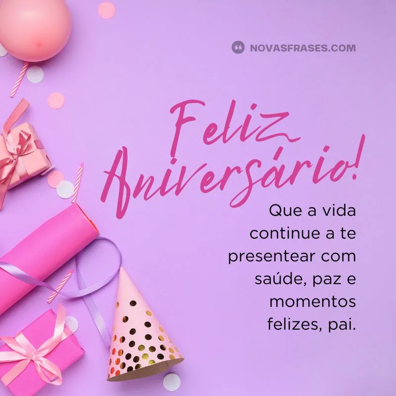 pai feliz aniversário