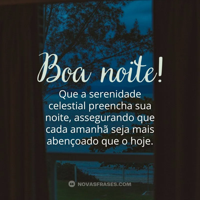 uma abençoada boa noite