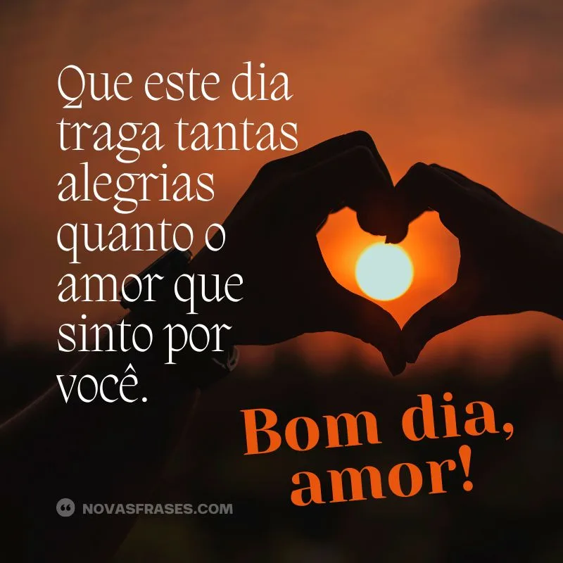 whatsapp bom dia amor
