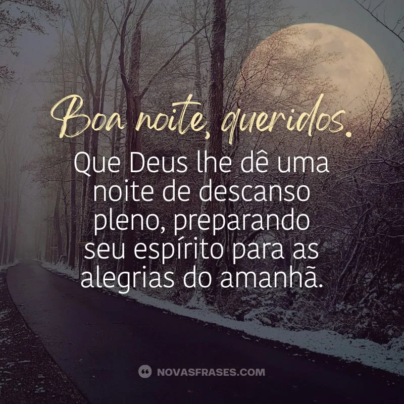 whatsapp mensagem de boa noite