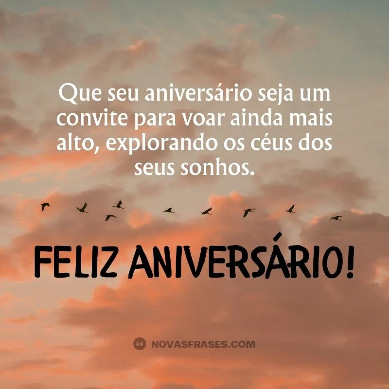 feliz aniversário frases curtas