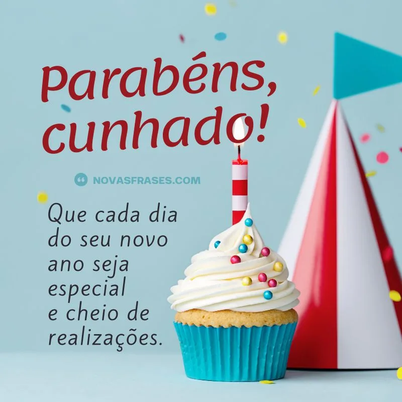 feliz aniversário para cunhado