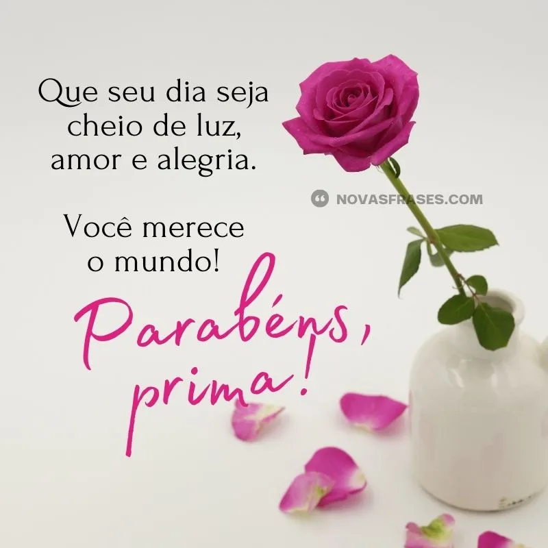 feliz aniversário para primas