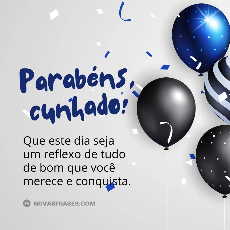 mensagem feliz aniversário cunhado