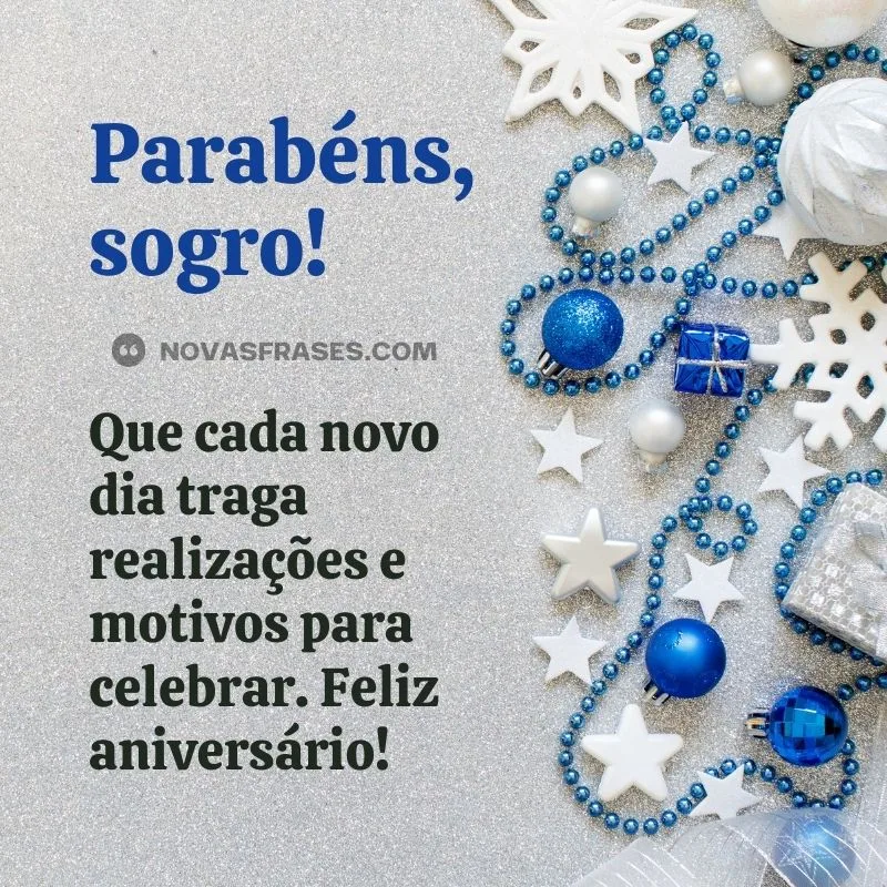 mensagem feliz aniversário sogro