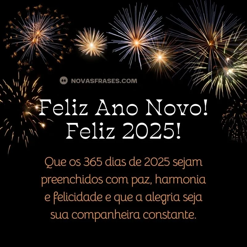 Feliz 2025 30 mensagens para um próspero ano novo