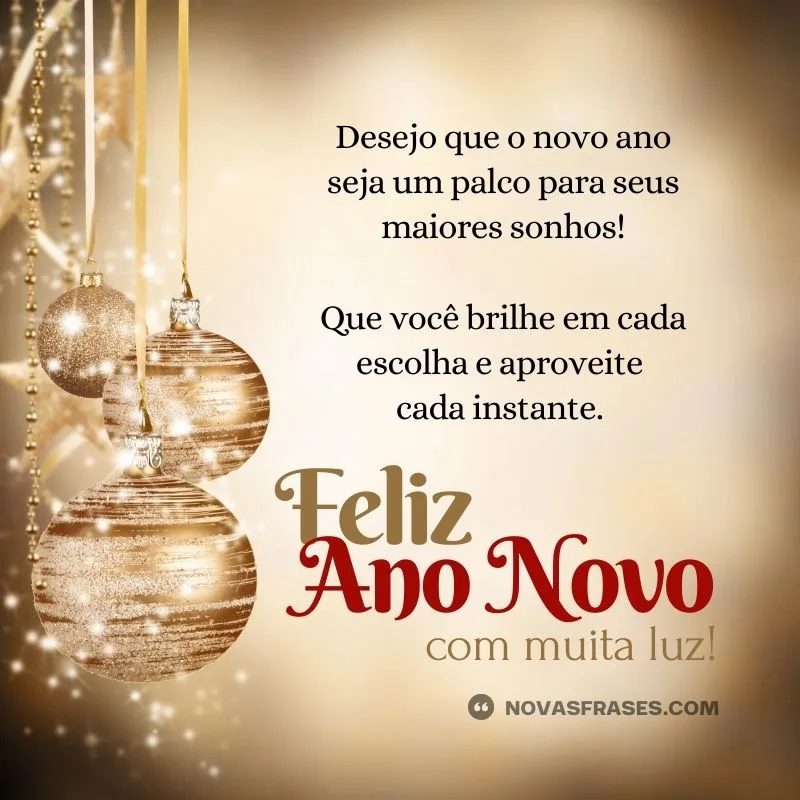 feliz ano novo frase