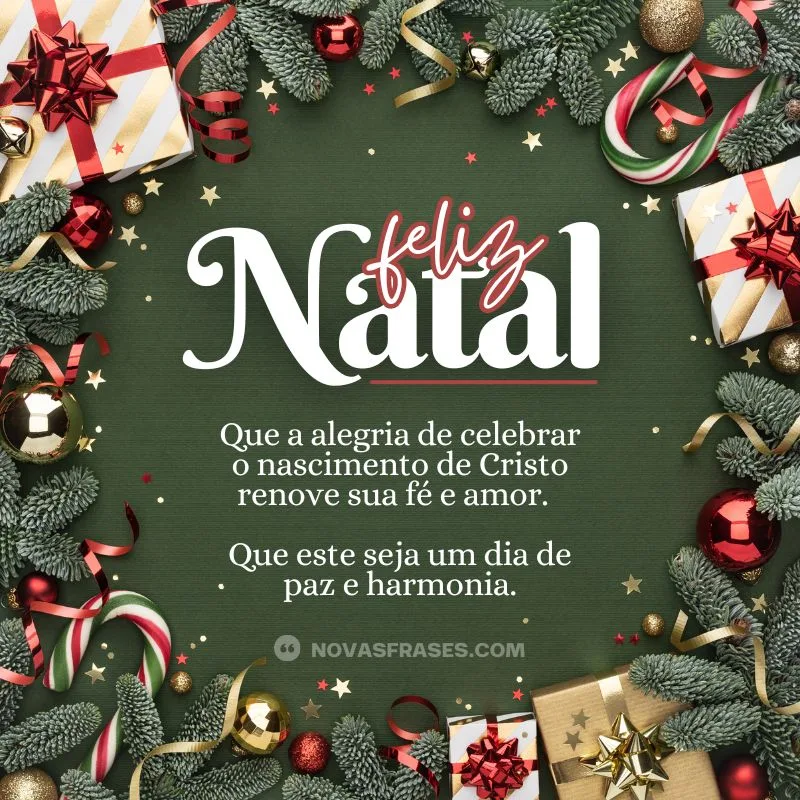 frase de feliz natal