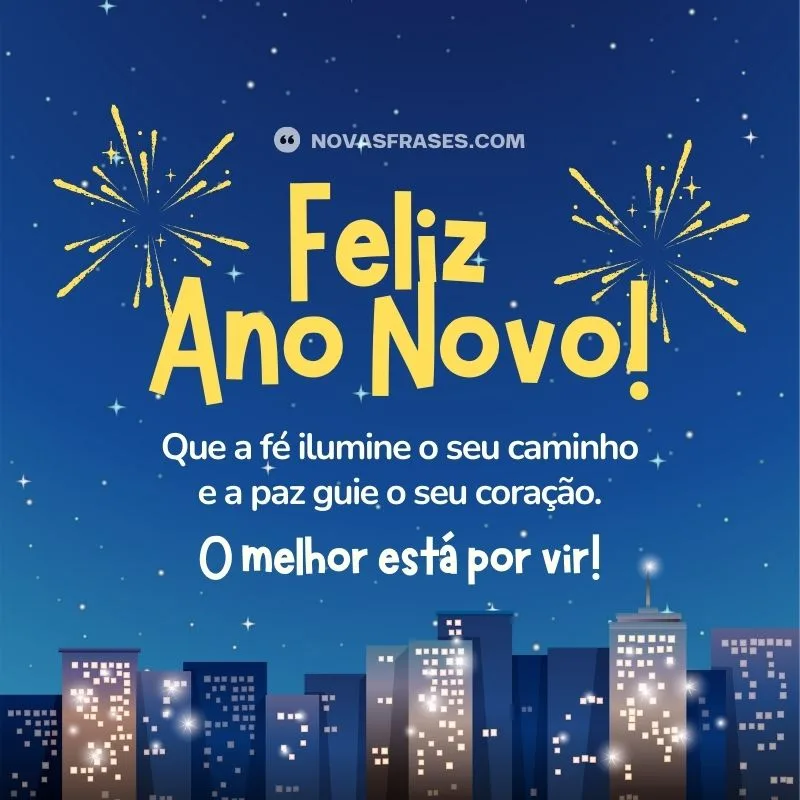 mensagem de feliz ano novo para whatsapp​