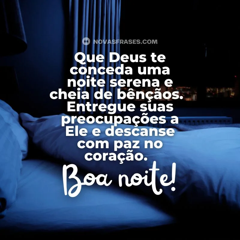 abençoe boa noite com deus