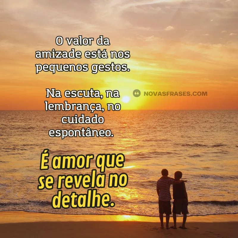 amizade mensagem
