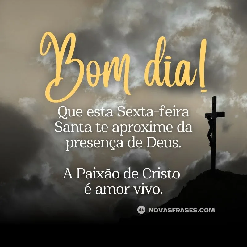 bom-dia, sexta-feira santa