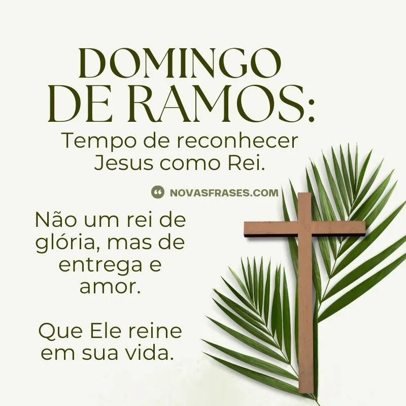 domingo de ramos mensagens