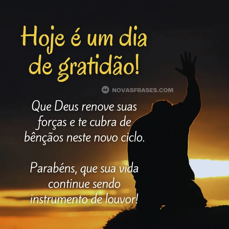 feliz aniversário evangélico