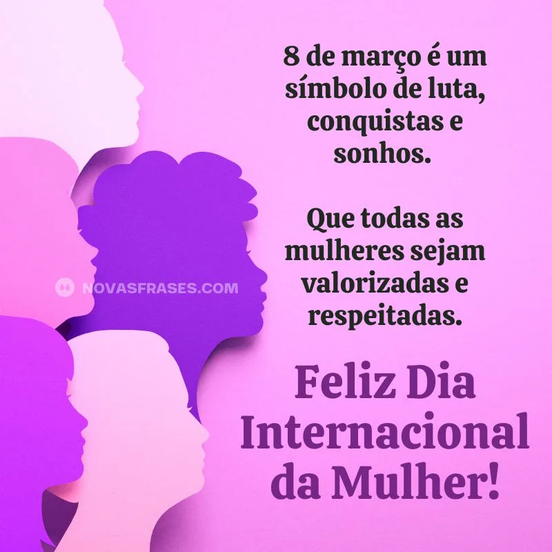 frase dia da mulher