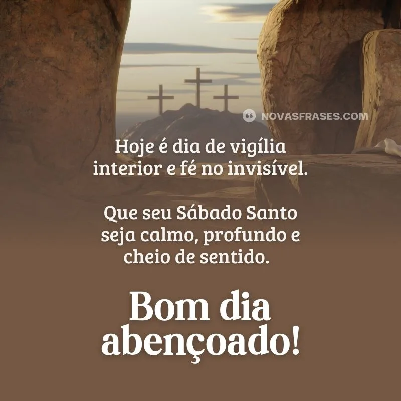 frase de sábado santo