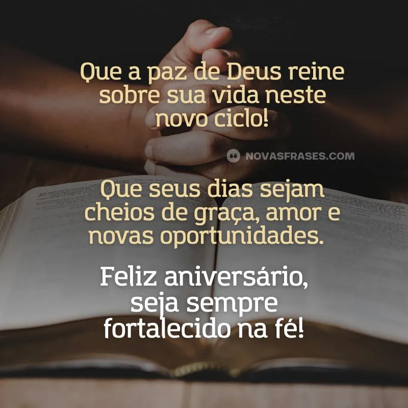 mensagem de aniversário evangélica emocionante
