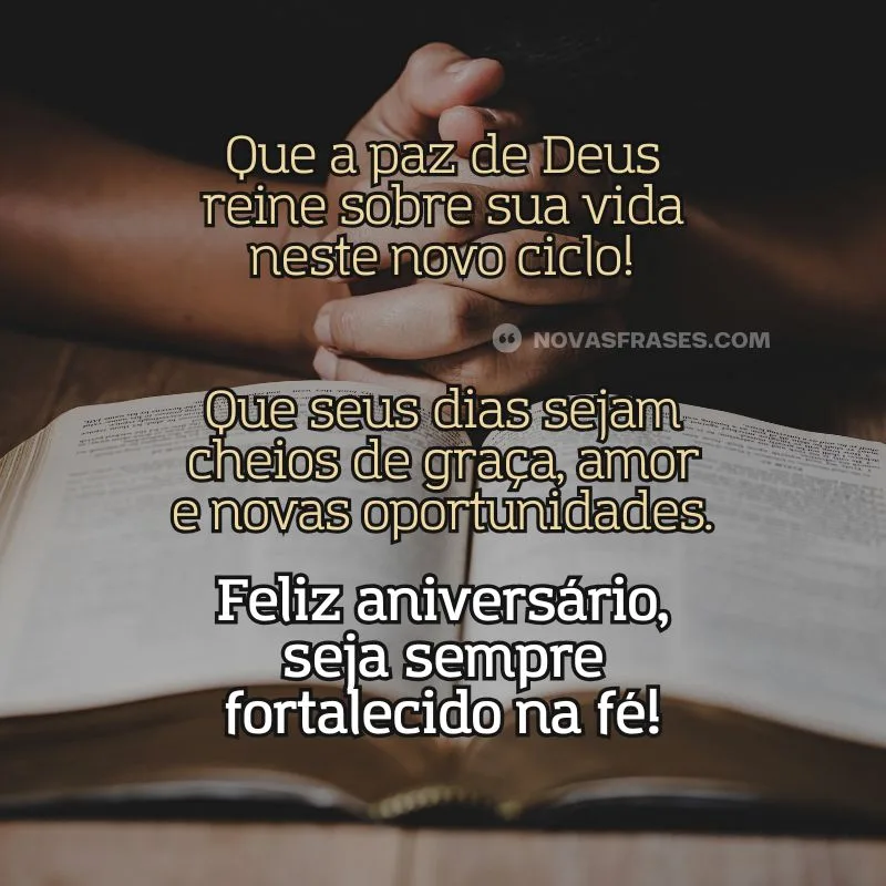 mensagem de aniversário evangélica emocionante