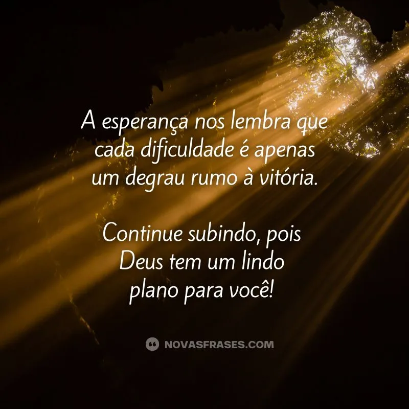 mensagem de esperanca