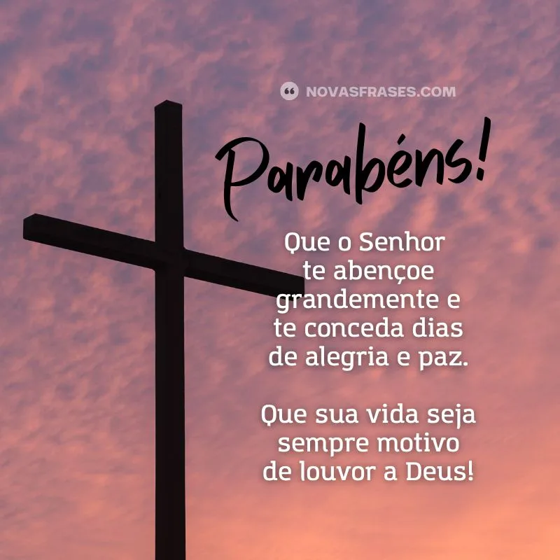 mensagem de parabéns evangélica